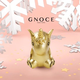 GNOCE Unicorn Charm Bead Sterling Silver 18K Gold Plated Fit Bracelet/Necklace Gift For Women Wife