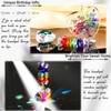 Ornalrist 75th Birthday Gifts for Women Glass Suncatcher 75 Years