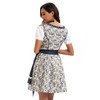 Dirndl Women's Midi Costume Dress Women's Dirndl Dress with Lace