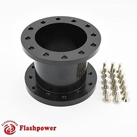 2.5" Steering Wheel Hub Adapter Extension Spacer Black
