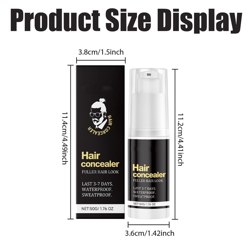 Haarwurzel-Concealer,50g Haar Concealer zur Haarverdichtung,Hair Concealer für Männer,Root Coverage Fuller