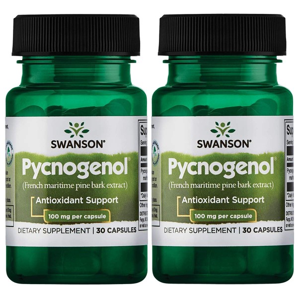 Swanson Pycnogenol 100 mg 30 Caps 2 Pack