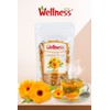 Wellness Organic Calendula Flowers Tea, Premium Calendula Tea for Skin