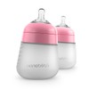 Nanobébé, Biberón de Silicón 270 ml./ 9Oz. 2 Pack, Color