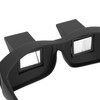 Prism Glasses Stylish Compact Black Large Resin Glass 16cm Frame
