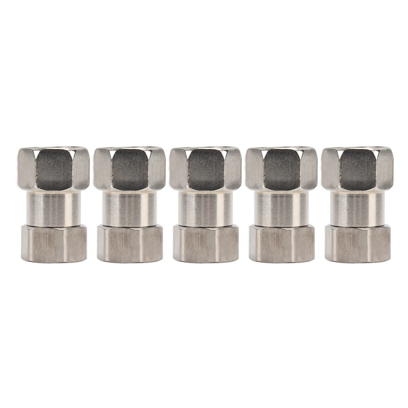 5PCS Plumbing Fittings Stainless Steel Female Thread Pipe Adapter Fittings