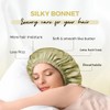 Wigi Gorro Seda Morera Coletero Dormir Ducha Pelo Redondo Amarillo