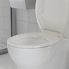 Toilet Seat, Round Toilet Seat with Quick-Release And Quick-Attach, Plastic