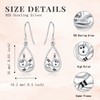 925 Sterling Silver Bowling Earrings Dangle Hypoallergenic Sports Jewelry Gifts