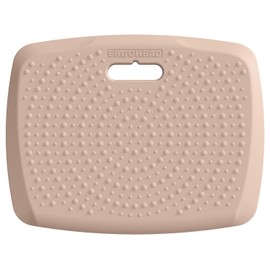 Ergohead 3/4 Inch Portable Anti Fatigue Standing Mat with Massage Points, Comfort Foot Standing Pad for Office Desk with Handle, Cushioned Kitchen Mat for Office & Home (Rose Gold, 17" X 22")