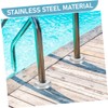 WHAMVOX 4pcs Stainless Steel Pool Ladder Cover Plate Durable Easy