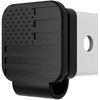 eVerHitch Black Flag Hitch Cover, Tube Plug (Fits 2" Receiver,