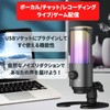 Fujirec USB Condenser Microphone, 5-Pack Gaming Microphone, RGB Unidirectional with