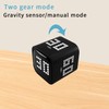 Qumox Digital Cube Timer, Rechargeable Flip Timer with Gravity Sensor