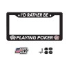 BLVD ID RATHER PLAYING POKER CASINO CARDS GAMBLE HOLDEM Black