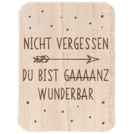 Spruchreif | Saying Board | Decorative Board with Saying | Wooden Stand with Saying | Decorative Stand with Lettering | Sign with Engraving | Gift for Friends and Family | Gift Best Friend