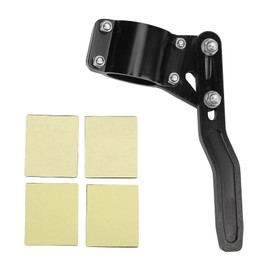 Turn Signal Lever Extension Positioning Kit, KIMISS Steering Wheel Extension Extension 18mm - 28mm / 0.71" - 1.10", Universal Aluminium Alloy Vehicle Modification (Black)