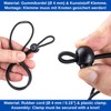 Universal Rubber Band for Rubbish Bins, Pack of 4, Fits
