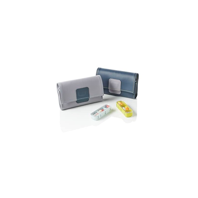 PILBOX MINI GRIGIO CHIARO: DISPENSARE DI PILLOLE PERSONALE, 1 COMPARTIMENTO
