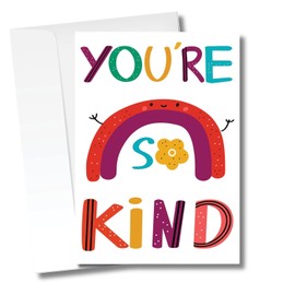 Thank You Cards for Students from Teacher with Envelopes- 25 Pack Rainbow