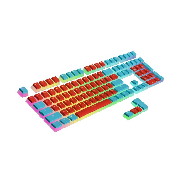 Ranked Pudding PBT Keycaps | 112 Double Shot Translucent ANSI