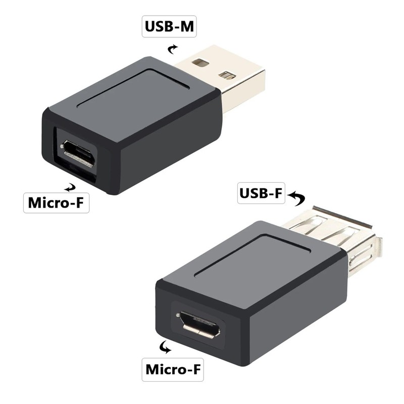 AYMBH USB 2.0 Type A Male and Female to Micro