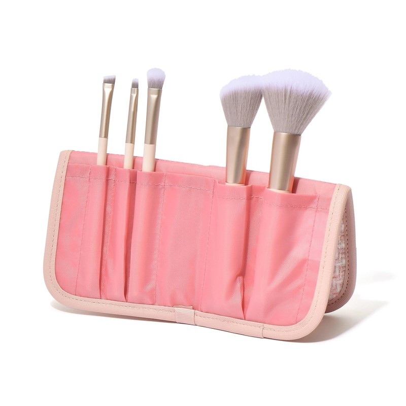 Francfranc Franc Tweed Makeup Brush Set Pink