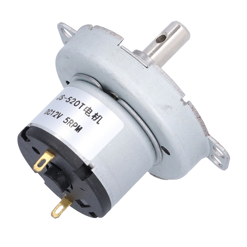 JS‑520T Synchronous Motor Durable DC 12V 5RPM Gear Motor for