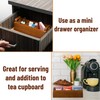 BAMBOO LAND- Tea Bag Organizer, 3 Compartments, Wooden Tea Bag