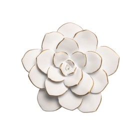 Guichifun Flower Wall Decor 3D Resin Succulent plants - Wall Hanging Decor Art Decor for Home Bedroom Living Room White Christmas Gift 3.25 X 4 X 1.25 Inch