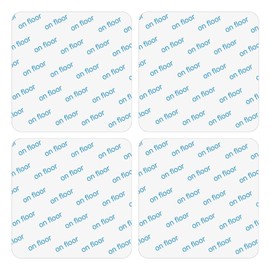 Rug Pad Gripper, Non Slip Washable Reusable Grippers Mat for Wooden Floor Vacuum Tech Anti Slip Grips for Carpet Grips Mat on Tile Floor(White,Size:10 * 10cm)