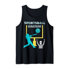Sportsball Homerun Funny Football Baseball Basketball Tee Tank Top