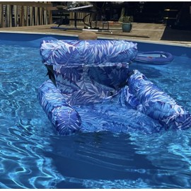 2 Pack Pool Chair Float ，Adjustable Inflatable Adult Lounge Chairs, Noodle Hammock Water Floaties for Pool & Lake Heavy Duty