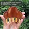 Rosewood Meridian Comb Wide Comb Teeth Reduce Stress Wooden Scalp