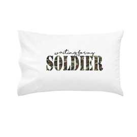 Oh, Susannah Waiting for My Soldier Pillowcase - 1 20x30 Queen Size Pillowcase - Long Distance Relationships Gift
