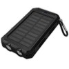 HIDISC 8000mAh Solar Charger, 2 USB + High Brightness LED