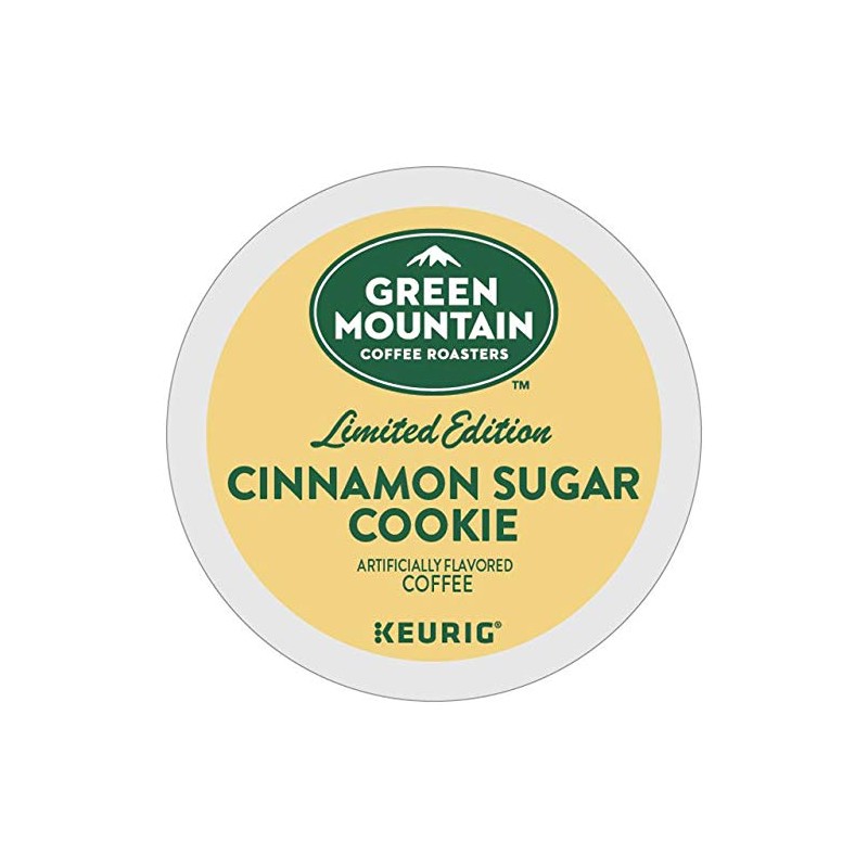 Green Mountain Coffee Cinnamon Sugar Cookie Single Serve Keurig K-Cup