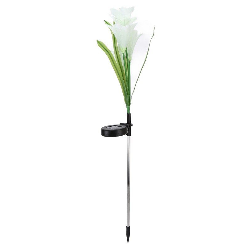 Solar Powered Flower Lights Waterproof Outdoor Solar Garden Stake Lights