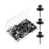 Mr. Pen- Double Headed Picture Hanging Nails, 120 Pack, Black,