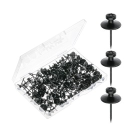 Mr. Pen- Double Headed Picture Hanging Nails, 120 Pack, Black, Picture Nails, Tacks for Wall Hangings, Wall Pins for Hanging, Wall Nails for Hanging, Thumb Tacks for Wall Hanging, Picture Hangers