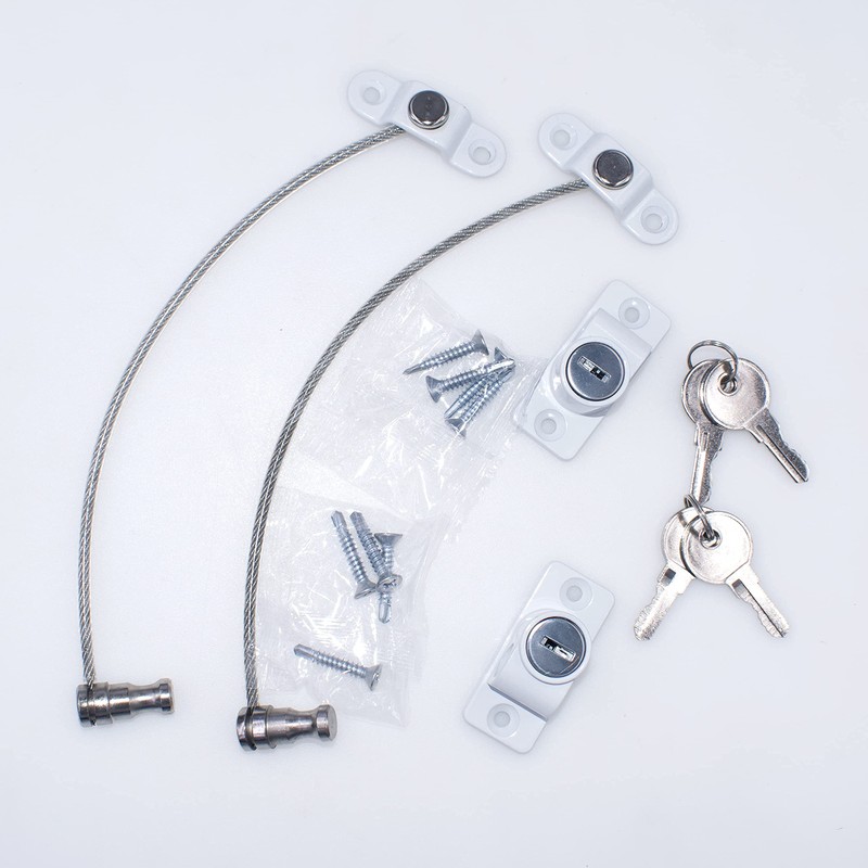 OMOTOOL Child Window Restrictor Casement Security Lock (2 Pack) Kids