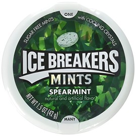 Ice Breakers Spearmint Mints, 1.5-Ounce Pucks (Pack of 24)