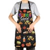 JNIAP Mexican Chef Apron Mexican Kitchen Apron El Jefe Apron