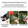 Pruning Shears Garden Fruit Tree LaborSaving Scissors with NonSlip Tooth