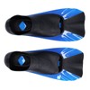 Short Diving Training Fins Full Foot AntiSlip Soft Flippers for