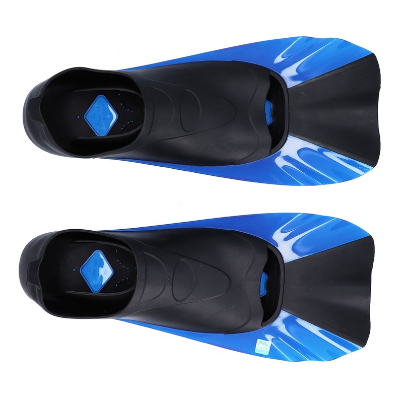 Short Diving Training Fins Full Foot AntiSlip Soft Flippers for