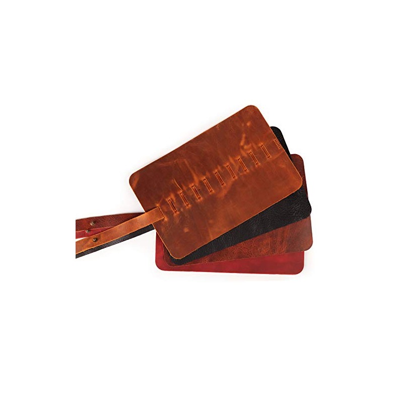 Londo Genuine Leather Pen and Pencil Roll Case