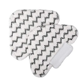 Meriton Washable Steam Mop Pads Triangle Replacement Cleaning Pads Fits Shark Lift-Away/Genius Hard Floor Steam Pocket Mop S3973D S3973 S5003D S6002 (2 Pack)
