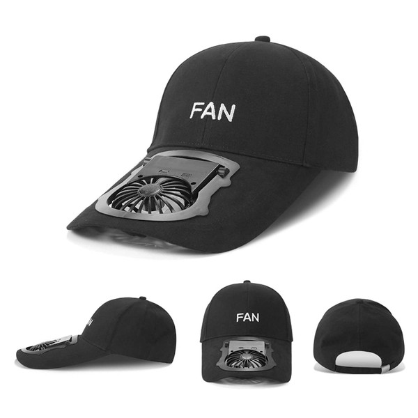 Fan Hat, Hat, Fan Cap, Fan Cap, Sun Hat, Baseball Cap, Fan Hat, Cool, Stylish, Solid, Lightweight, Breathable, USB Charging, Air Volume Adjustable, One Size Fits Most, Unisex, Sun Protection, UV Protection UV Protection, Mountain Climbing, Outdoors, Smal