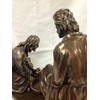 WU Unicorn Studios Jesus Washing His Disciple's Feet Statue Sculpture